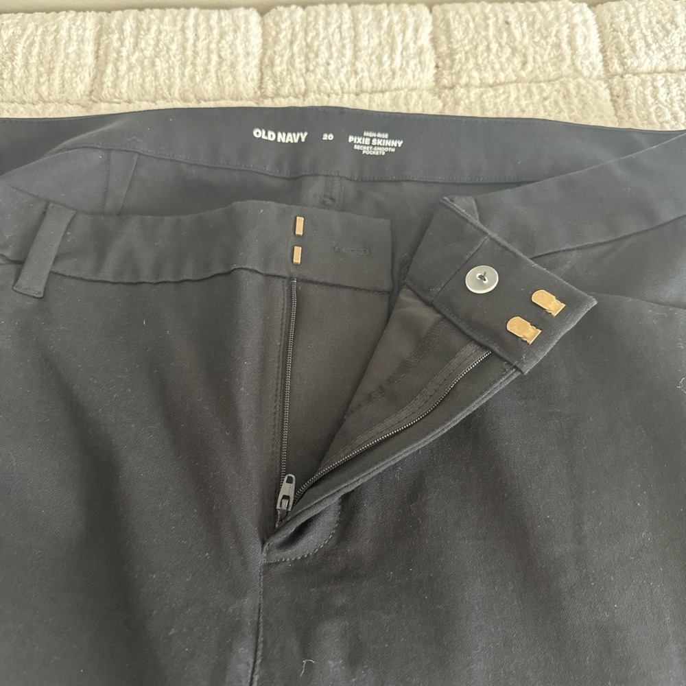 NWT Old Navy Womens Pixie SKinny‎ Pants 20 High Rise Office Casual Professional - Picture 5 of 14